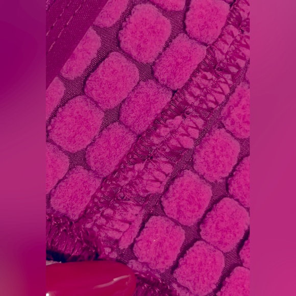 Water-🩷Repellent Fleece Hiking Jacket NWT🩷pink/berry ! Very soft ! Size 8 - Picture 7 of 16